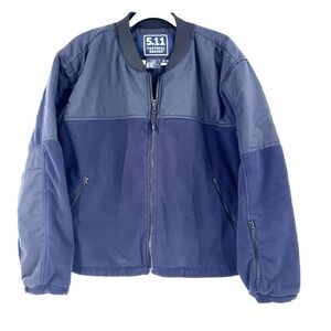 511‎ Tactical Series Patrol Jacket Men's Large Blue Fleece Nylon Duty Security